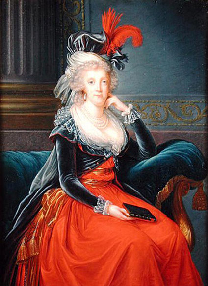 Portrait of Maria Carolina of Austria  Queen consort of Naples